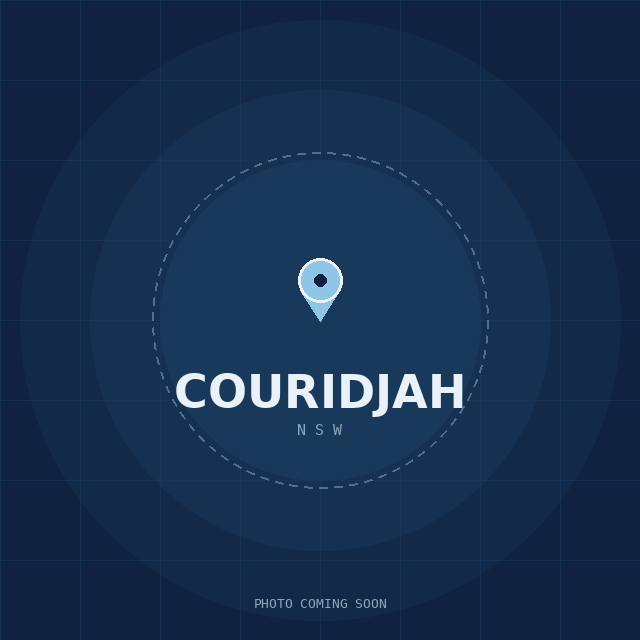 Map showing the Couridjah, NSW suburb boundary