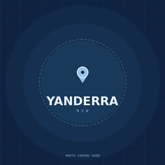 Map showing the Yanderra, NSW suburb boundary