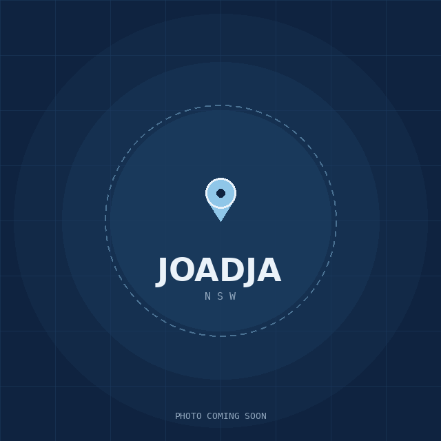 Map showing the Joadja, NSW suburb boundary