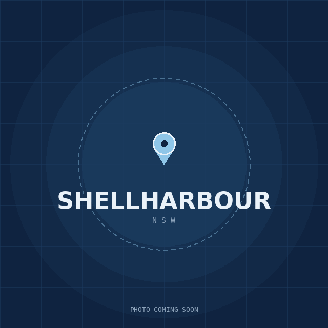 Map showing the Shellharbour, NSW suburb boundary