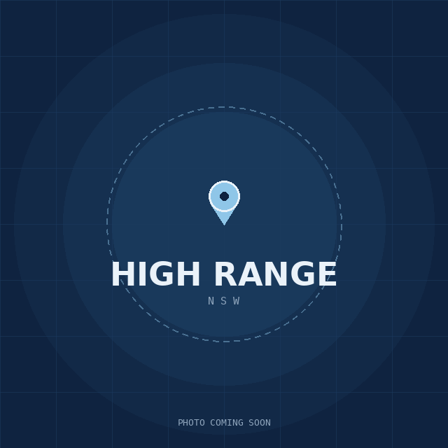 Map showing the High Range, NSW suburb boundary