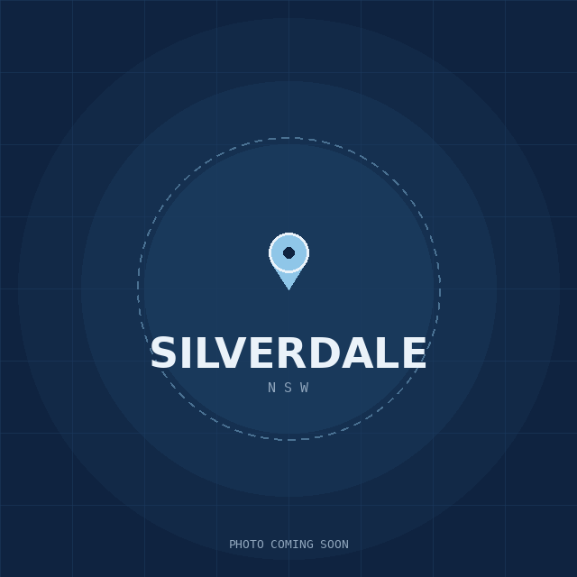 Map showing the Silverdale, NSW suburb boundary
