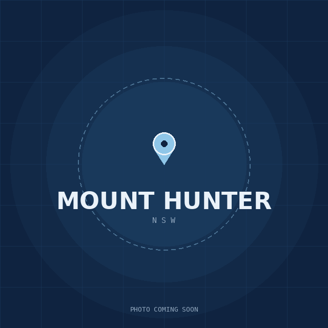 Map showing the Mount Hunter, NSW suburb boundary