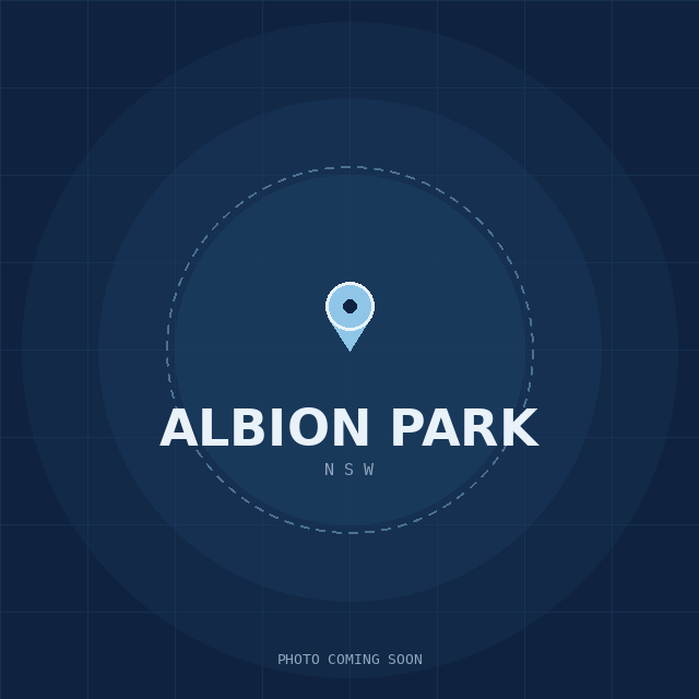Map showing the Albion Park, NSW suburb boundary