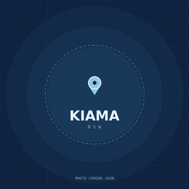 Map showing the Kiama, NSW suburb boundary