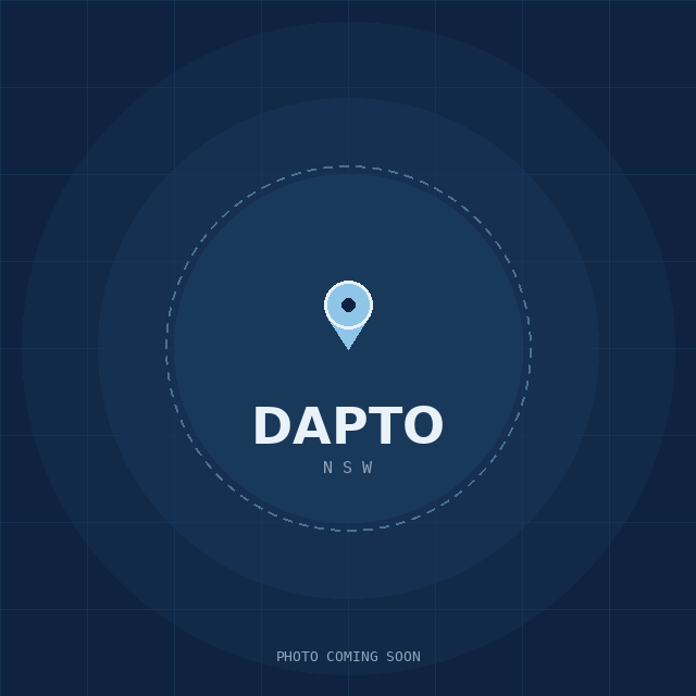Map showing the Dapto, NSW suburb boundary