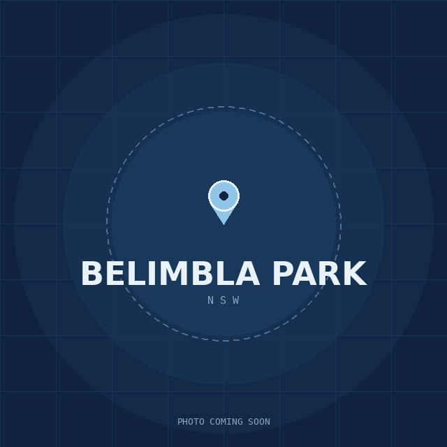 Map showing the Belimbla Park, NSW suburb boundary