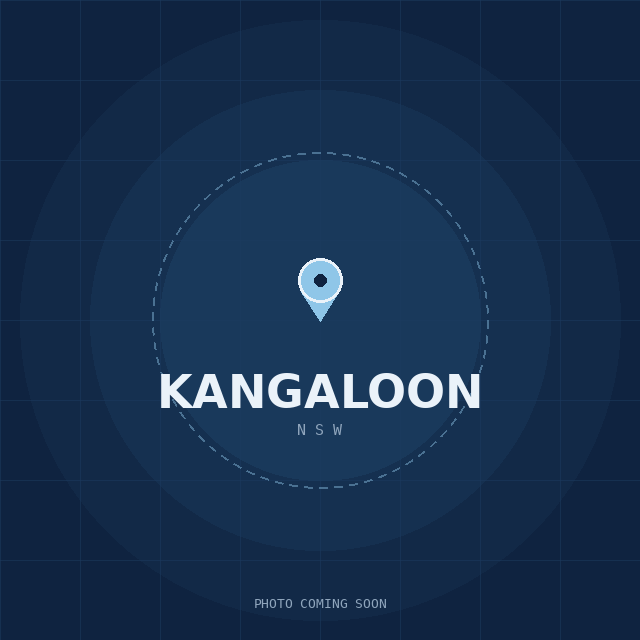 Map showing the Kangaloon, NSW suburb boundary