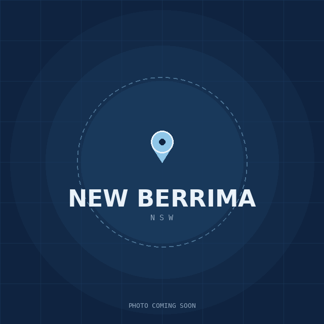 Map showing the New Berrima, NSW suburb boundary
