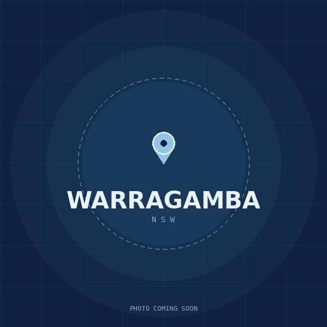 Map showing the Warragamba, NSW suburb boundary